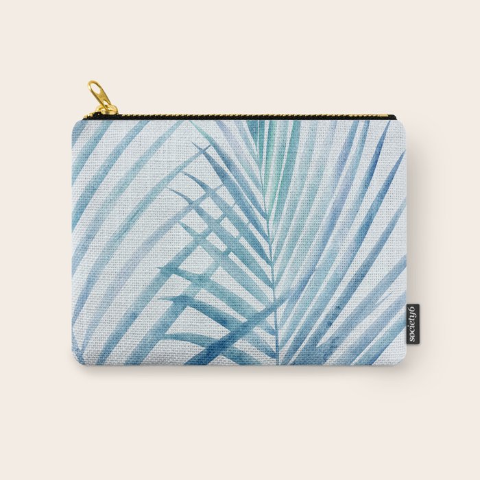 Coastal Palms Watercolor Carry All Pouch Gallery Image 1