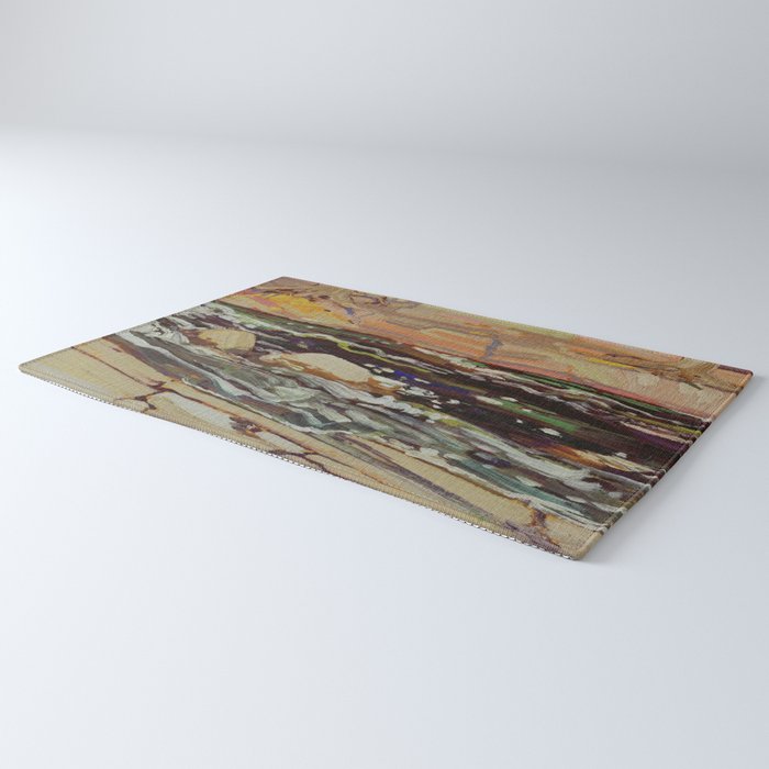 Tom Thomson Dark Waters spring 1916 Canadian Landscape Artist Rug Gallery Image 3