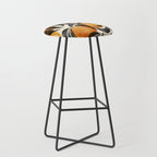 Peaches - marigold & black Stool Gallery Image 1