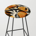 Peaches - marigold & black Stool Gallery Image 2