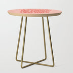 I Stopped Waiting for the Light at the End of the Tunnel and Lit that Bitch Myself Side Table Gallery Image 1