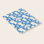 Ancient blue greek statue doodle pattern Notebook Gallery Image 2