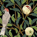 William Morris Enchanted Bird & Pomegranate Black Botanical Coffee Mug Gallery Image 2