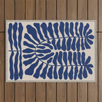One Hundred-Leaved Plant #8 Outdoor Rug Gallery Image 1