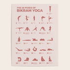 The 26 Poses OF Bikram Yoga Peach  Poster Gallery Image 4