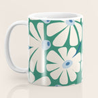Daisy fresh 2 - green blue Coffee Mug Gallery Image 3