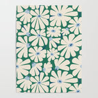 Daisy fresh 2 - green blue Poster Gallery Image 4