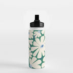 Daisy fresh 2 - green blue Water Bottle Gallery Image 2