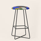 Stripes and Circles Stool Gallery Image 1