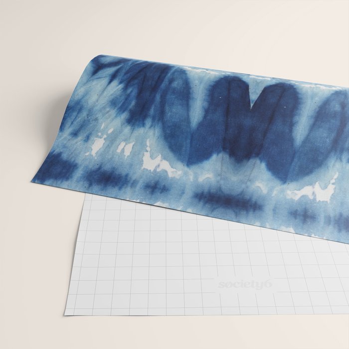 Tie Dye Blues Twos Wrapping Paper Gallery Image 2