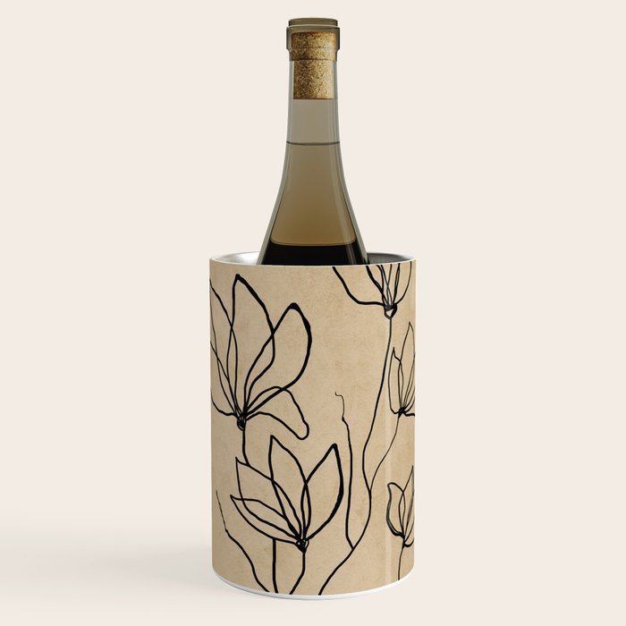 Line Wildflowers 2 Wine Chiller Gallery Image 1