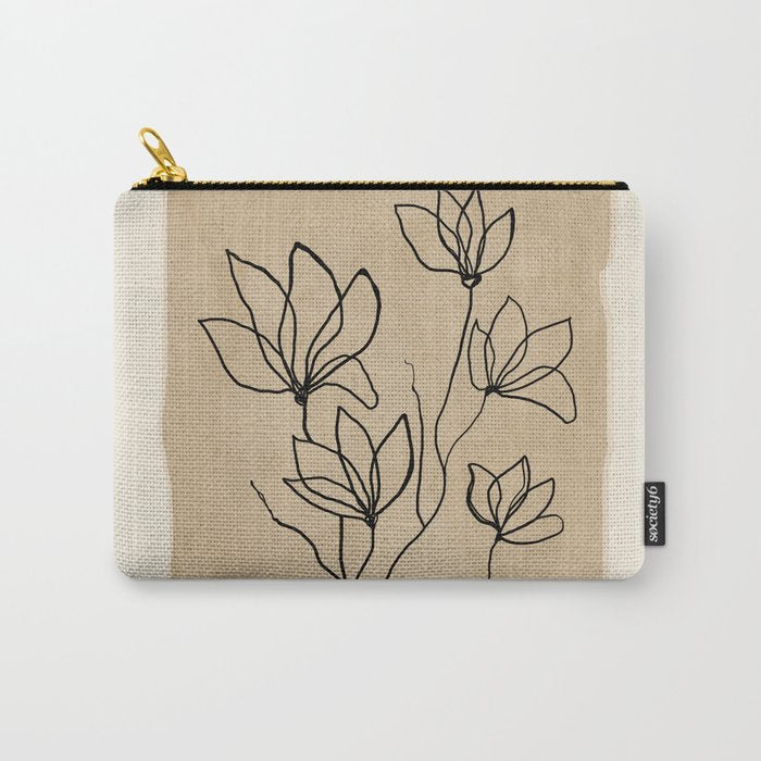 Line Wildflowers 2 Carry All Pouch Gallery Image 1