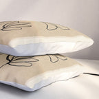 Line Wildflowers 2 Pillow Sham Gallery Image 3