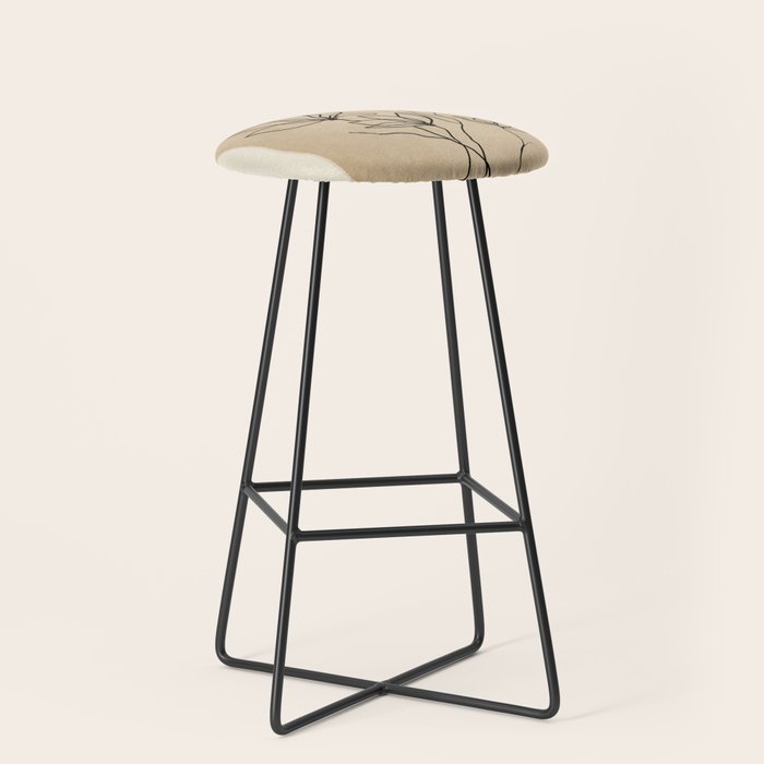 Line Wildflowers 2 Stool Gallery Image 1