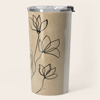 Line Wildflowers 2 Travel Mug Gallery Image 2