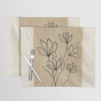 Line Wildflowers 2 Placemat Gallery Image 1