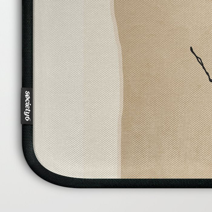 Line Wildflowers 2 Laptop Sleeve Gallery Image 3