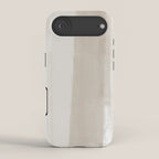 Beige Ombre Minimalist Abstract Painting iPhone Case Gallery Image 2