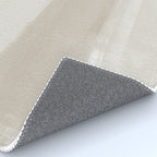 Beige Ombre Minimalist Abstract Painting Rug Gallery Image 4