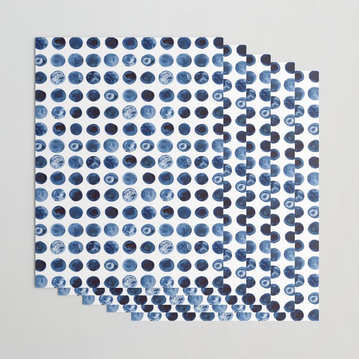 Blueberries | Watercolour Pattern Wrapping Paper Gallery Image 3