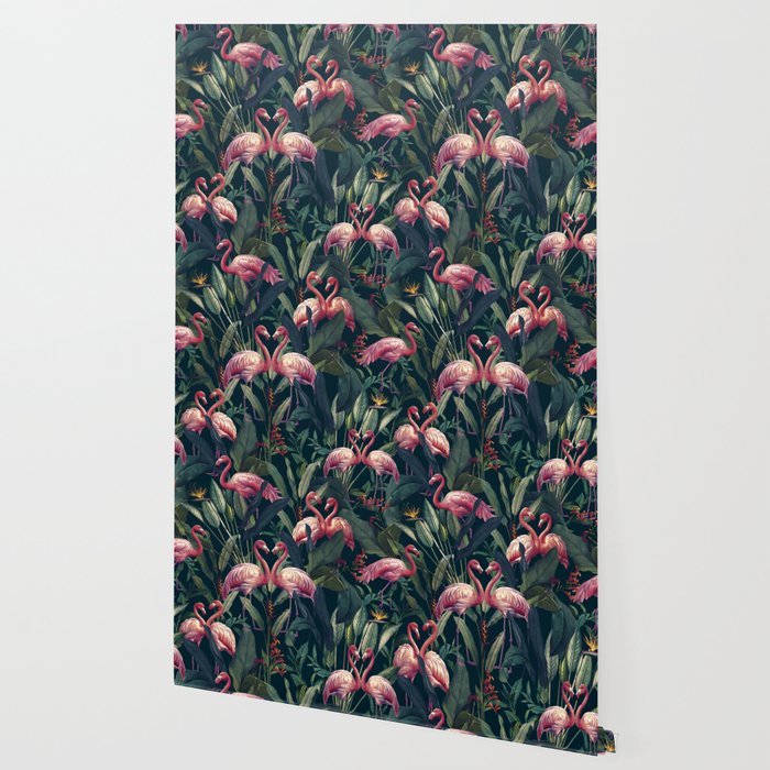 Tropical Flamingos Wallpaper Gallery Image 2