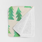 Alone in the woods Throw Blanket Gallery Image 3
