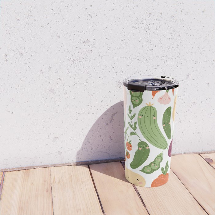 Cute vegetables Travel Mug Gallery Image 4