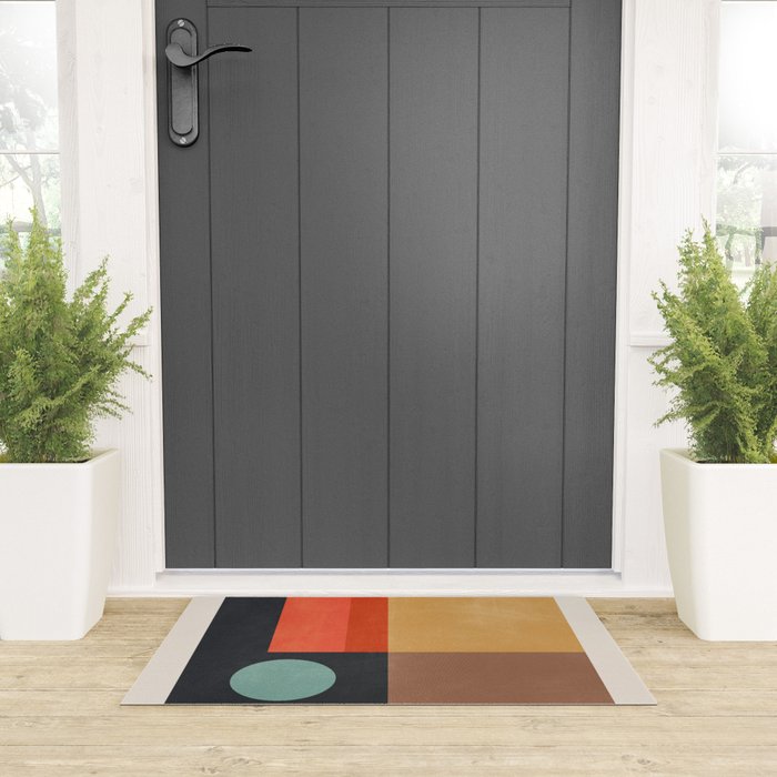 geometric abstract 19 Welcome Mat Gallery Image 3