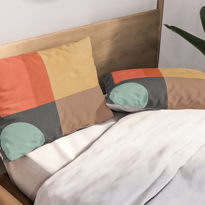 geometric abstract 19 Pillow Sham Gallery Image 2