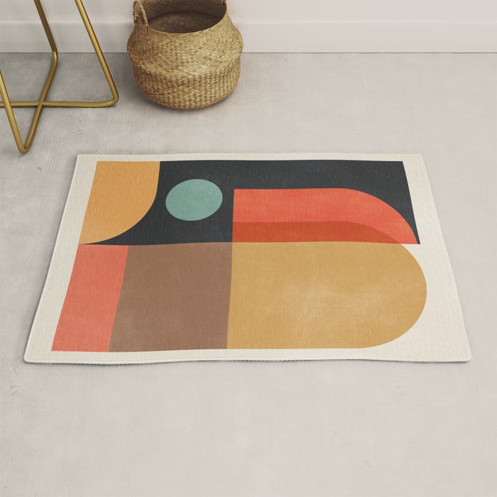geometric abstract 19 Rug Gallery Image 1