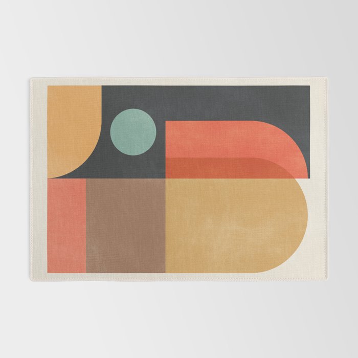geometric abstract 19 Rug Gallery Image 2