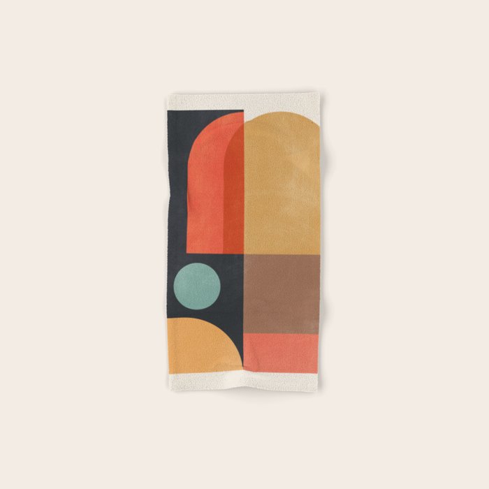 geometric abstract 19 Bath Towel Gallery Image 1