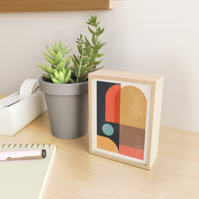 geometric abstract 19 Mini Art Print Gallery Image 2