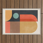 geometric abstract 19 Outdoor Rug Gallery Image 1