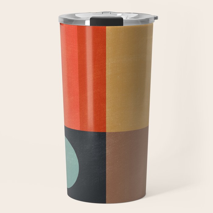 geometric abstract 19 Travel Mug Gallery Image 1