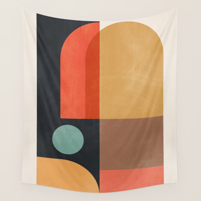 geometric abstract 19 Wall Tapestry Gallery Image 4
