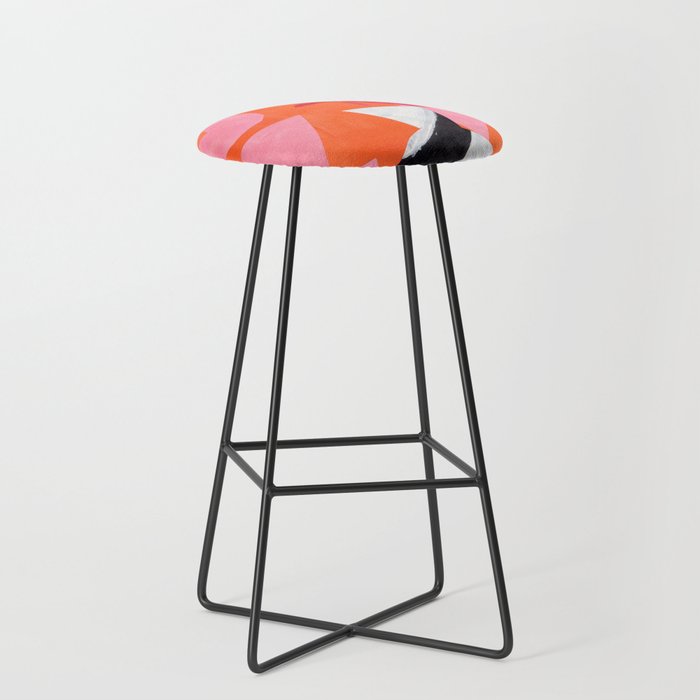 Two Sun Sunset Tribal Vase Stool Gallery Image 1