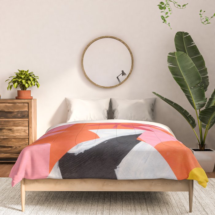 Two Sun Sunset Tribal Vase Comforter Gallery Image 3