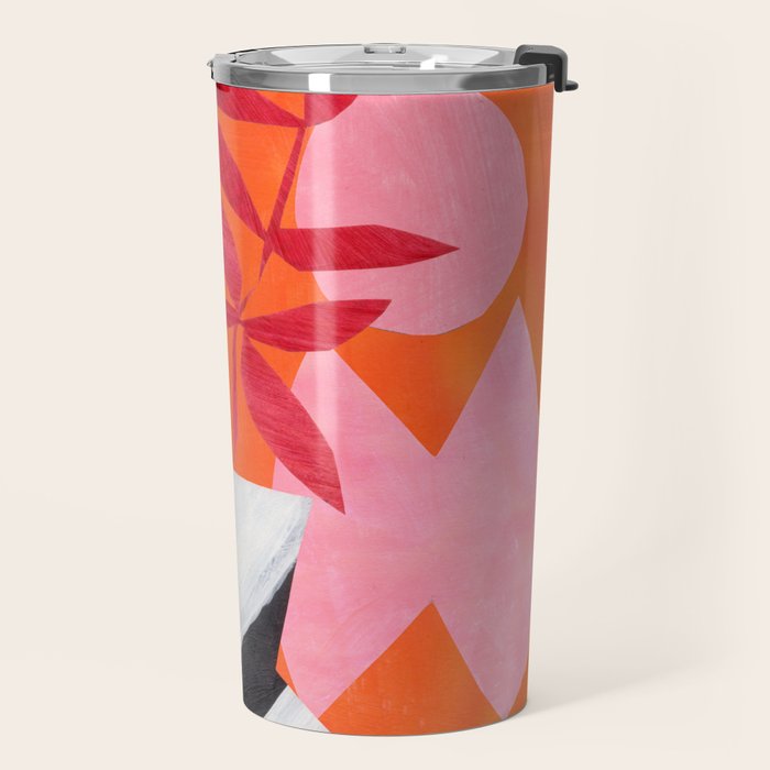 Two Sun Sunset Tribal Vase Travel Mug Gallery Image 2