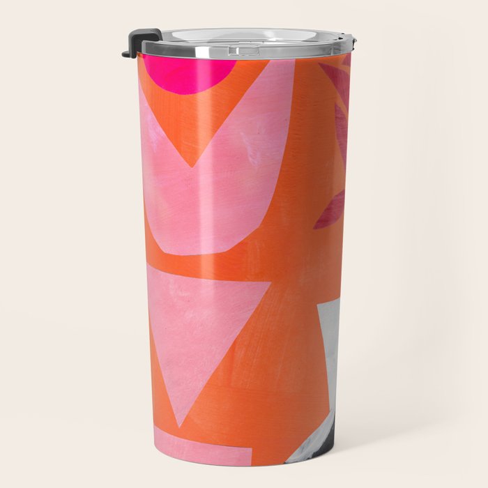 Two Sun Sunset Tribal Vase Travel Mug Gallery Image 3