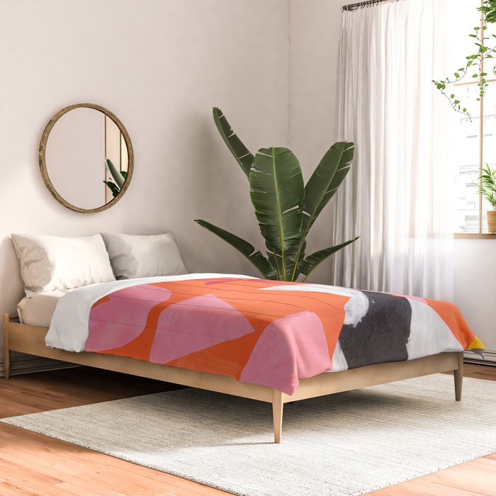 Two Sun Sunset Tribal Vase Comforter Gallery Image 2