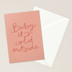 Baby It's Cold Outside Stationery Card Gallery Image 2