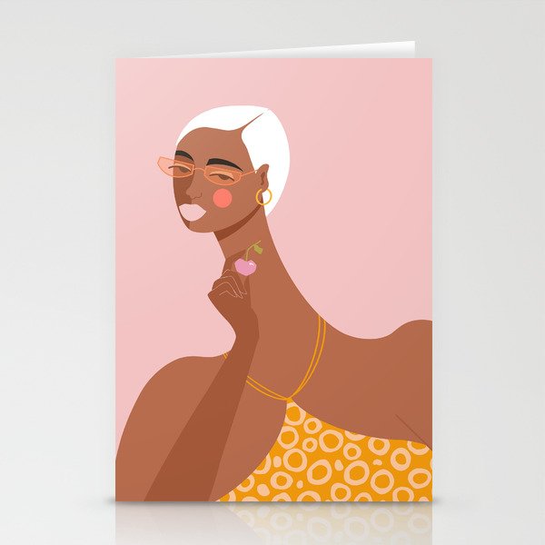 Cherry Picking Stationery Card Gallery Image 2