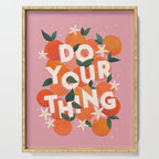 Do Your Thing - Summer Oranges  Serving Tray Gallery Image 1