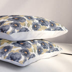 Blue watercolor roses Pillow Sham Gallery Image 3