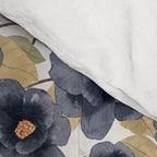 Blue watercolor roses Comforter Gallery Image 4