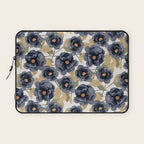 Blue watercolor roses Laptop Sleeve Gallery Image 1