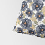 Blue watercolor roses Pillow Sham Gallery Image 4