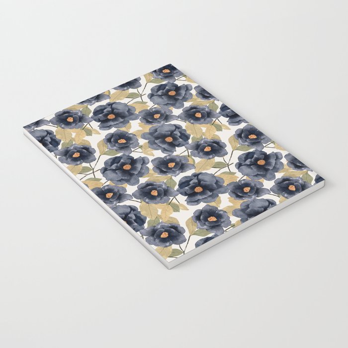 Blue watercolor roses Notebook Gallery Image 3