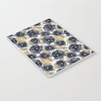 Blue watercolor roses Notebook Gallery Image 3
